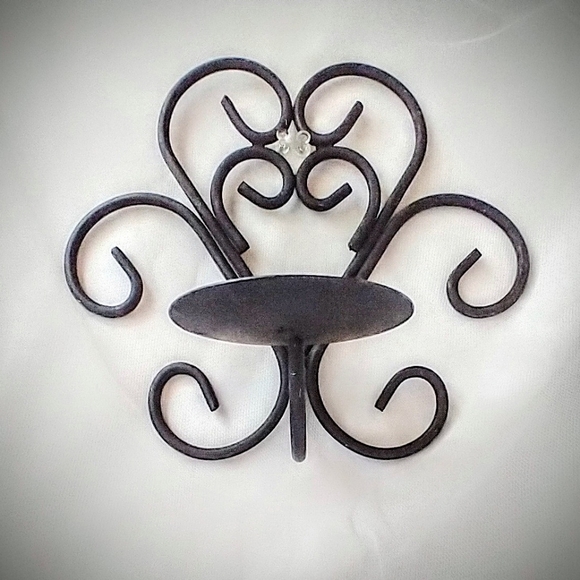 Vintage Cast Iron Wall Sconce